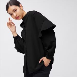 GU (Japanese brand) Ruffle Sleeve Blouse